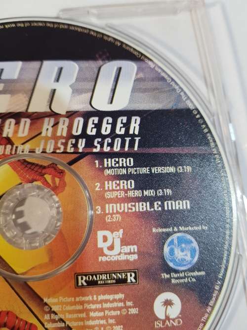 Chad Kroeser featuring Josey Scott, Hero, CD Single