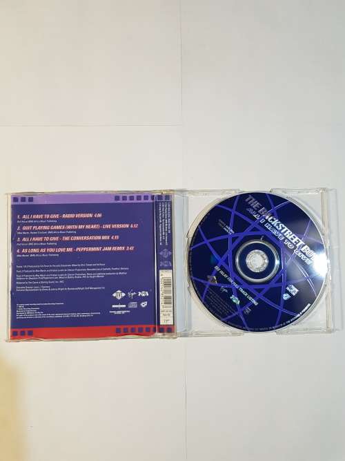 Backstreet Boys, All I Have To Give, CD single