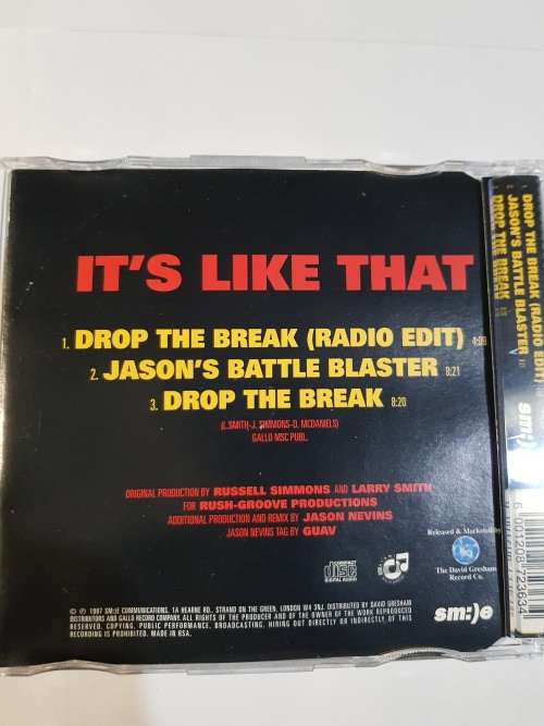 Run D.M.C. vs. Jason Nevins, It`s Like That CD single