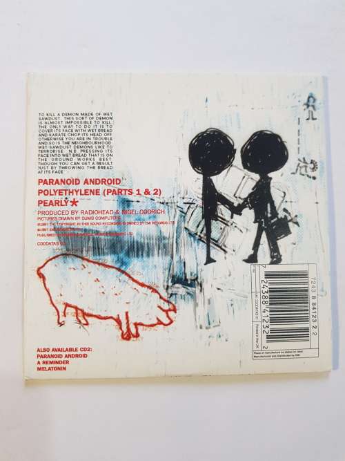 Radiohead, Paranoid Android CD1, UK