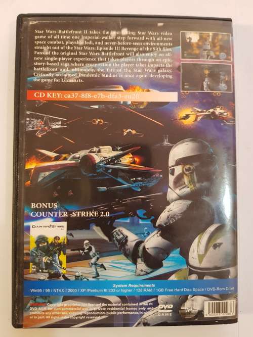 Star Wars Battlefront II, PC DVD