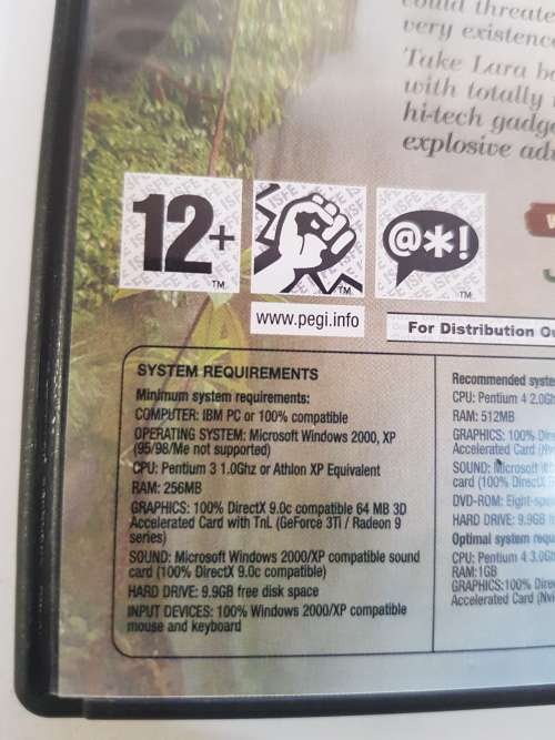 Tomb Raider, Legend PC DVD