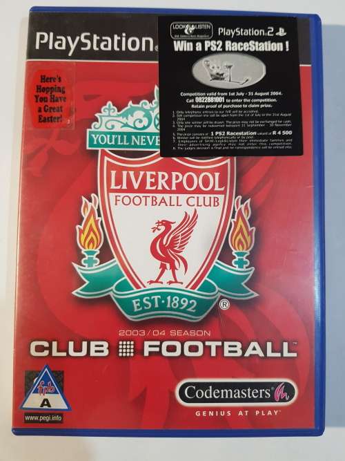 Playstation 2, Liverpool Club Football 2003/2004 Season