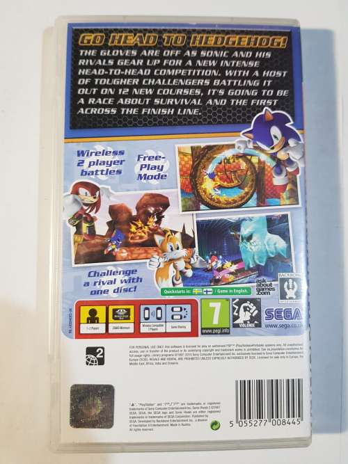 PSP, Sonic Rivals 2