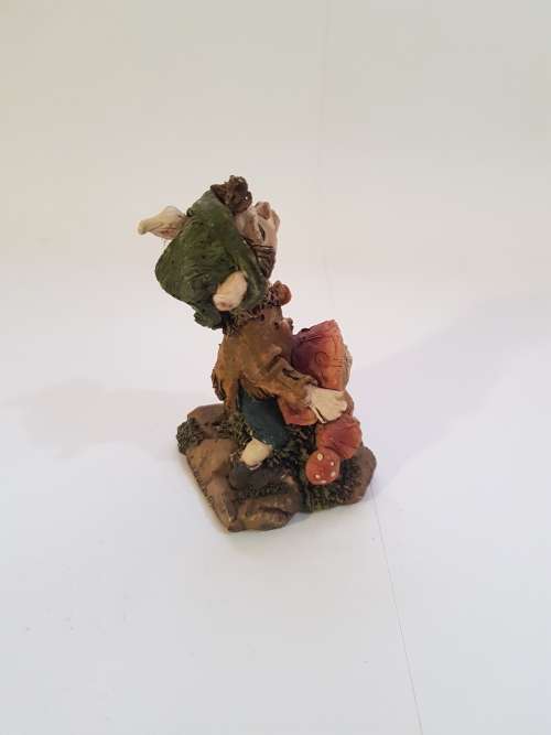 Witch with Mushroom Figurine, Crown