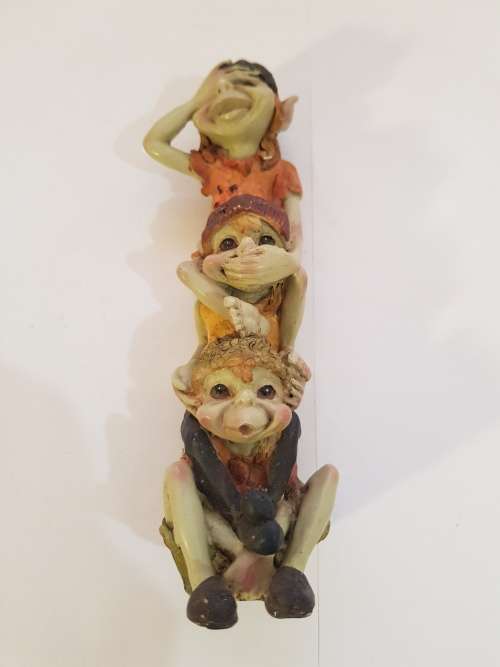 Speak, Hear and See No Evil Ornament