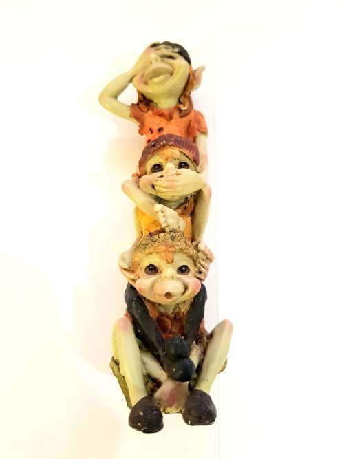 Speak, Hear and See No Evil Ornament