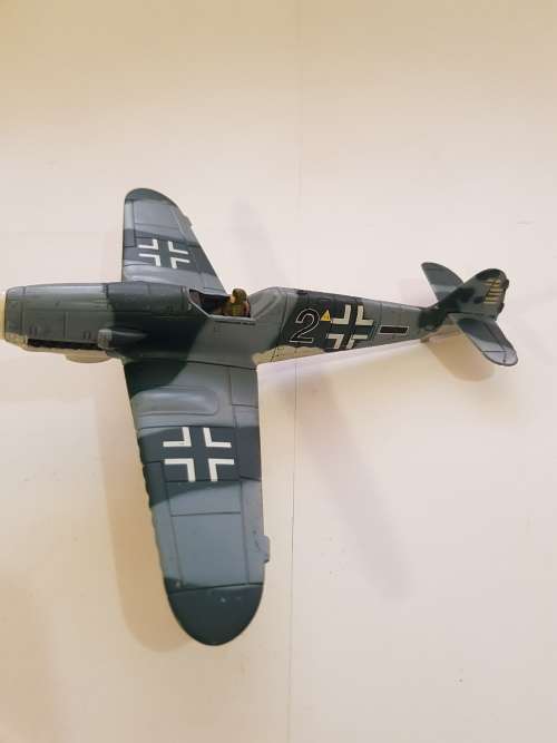 Model Airplane, WW II, Messerschmitt BF 109, 1:48, Metal, No. 99078