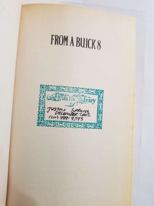 Stephen King, From A Buick 8, Hardcover