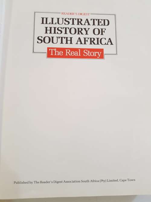 Illustrated History of South Africa, The Real Story, Reader`s Digest, Hardcover