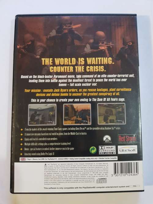 Playstation 2, The Sum Of All Fears