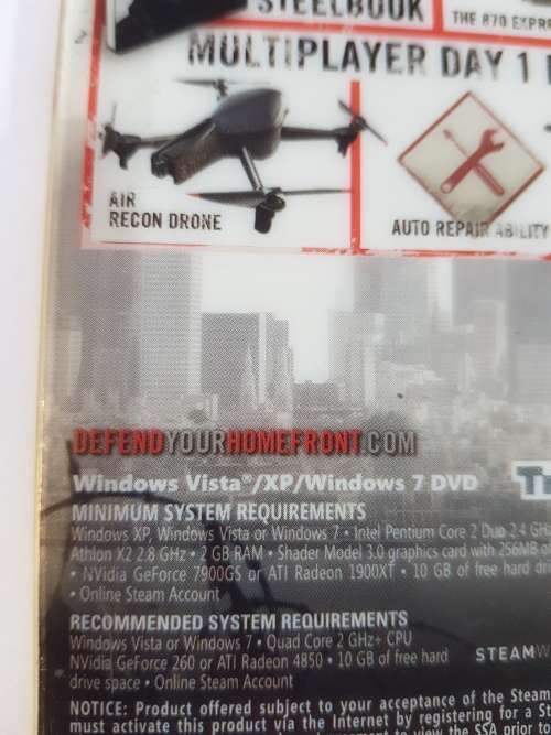 Homefront, Resist Edition THQ, PC DVD