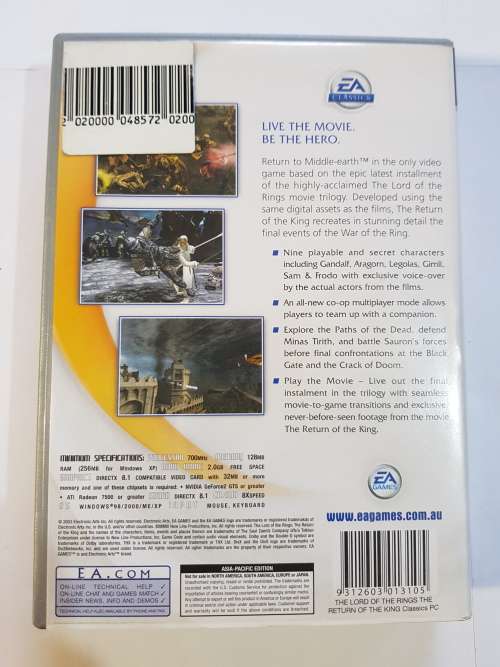 The Lord Of The Rings, The Return Of The King PC game