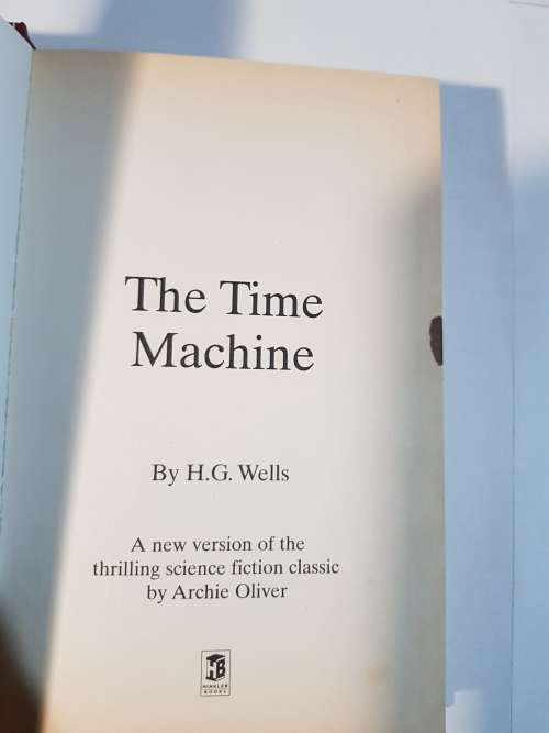 H.G. Wells, The Time Machine, Hardcover