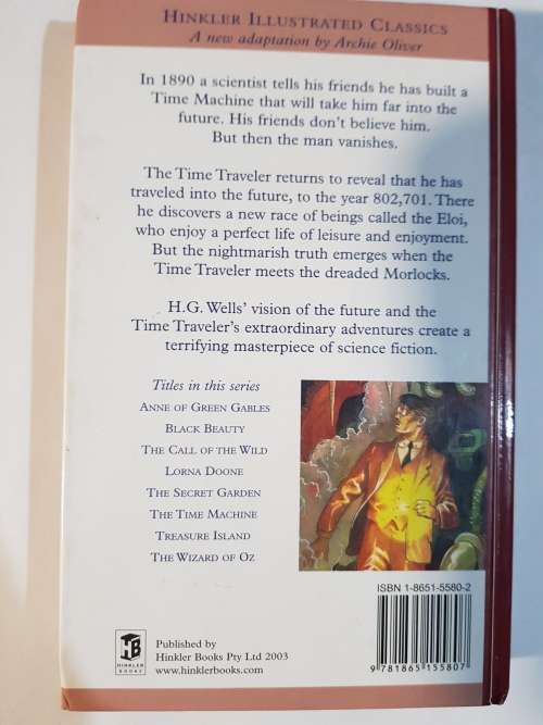 H.G. Wells, The Time Machine, Hardcover