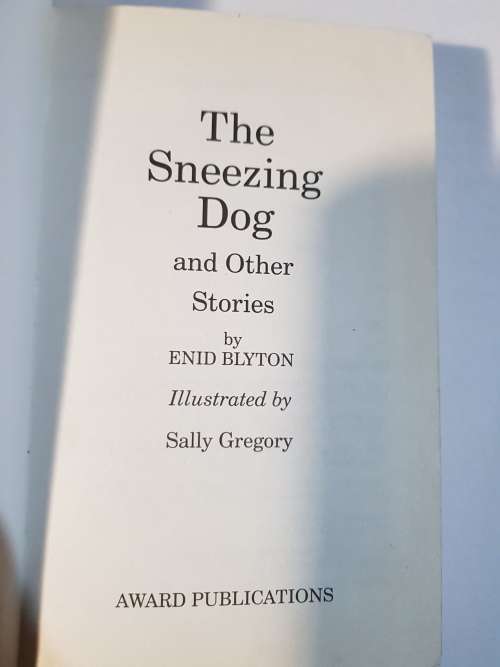 Enid Blyton, The Sneezing Dog and Other Stories, Hardcover