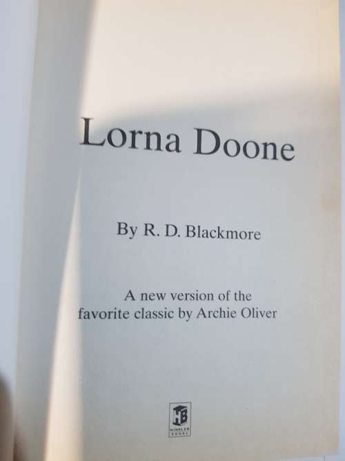 R. D. Blackmore, Lorna Doone, Hardcover