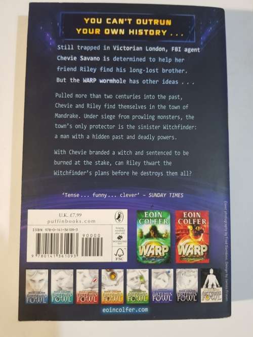 Warp, The Forever Man by Eoin Colfer