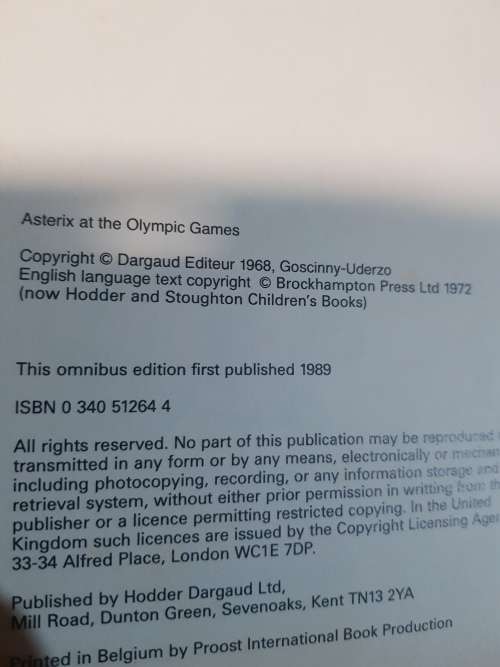 Asterix, The Bumper Omnibus, 6 Great Adventures
