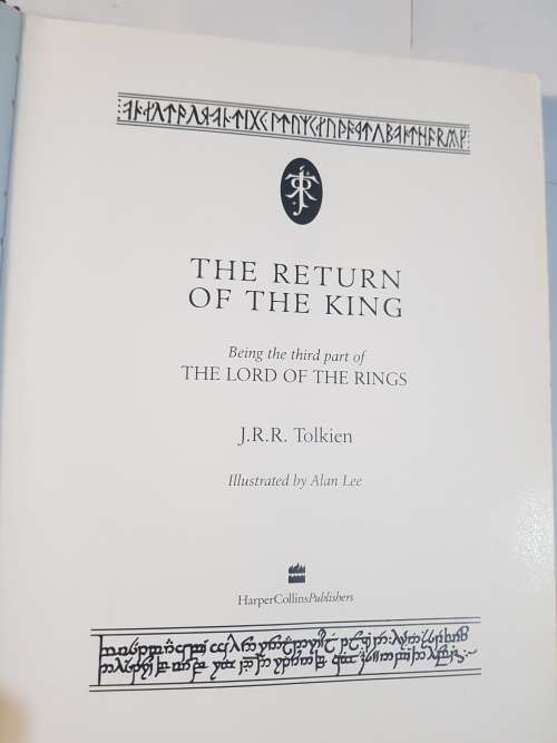 J.R.R. Tolkien, The Return Of The King, Hardcover