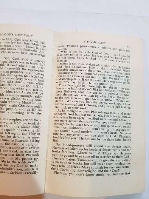 Pages from God`s Case-book by John Hercus, 1962 First Edition
