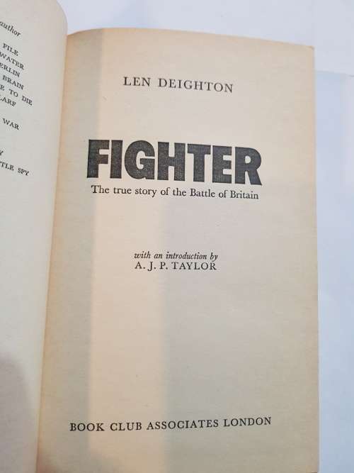 Fighter by Len Deighton, The True Story of the Battle of Britain, 1978