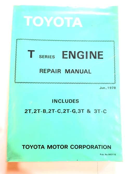 Toyota, T Series Engine Repair Manual