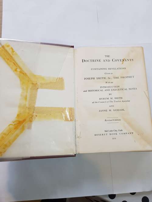The Doctrine and Covenants containing Revelations given to Joseph Smith, Jr., The Prophet