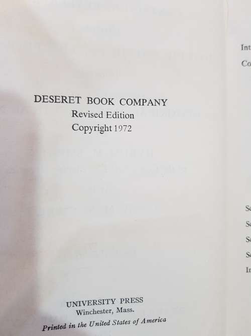 The Doctrine and Covenants containing Revelations given to Joseph Smith, Jr., The Prophet