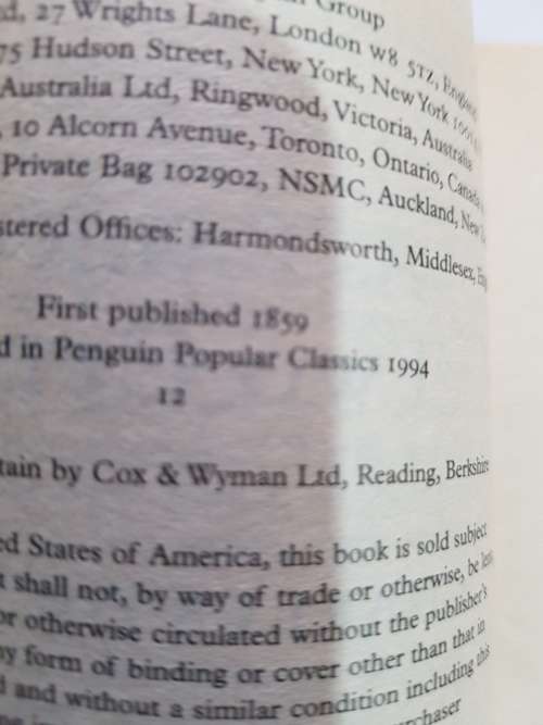 A Tale Of Two Cities by Charles Dickens, 1994