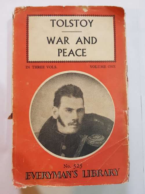 War And Peace by Leo Tolstoy, Vol. 1, No. 525, 1958