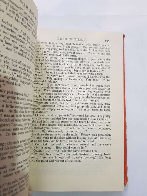 War And Peace by Leo Tolstoy, Vol. 1, No. 525, 1958