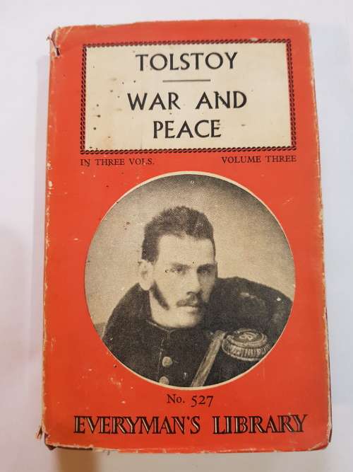 War And Peace by Leo Tolstoy, Vol. 3, No. 527, 1958