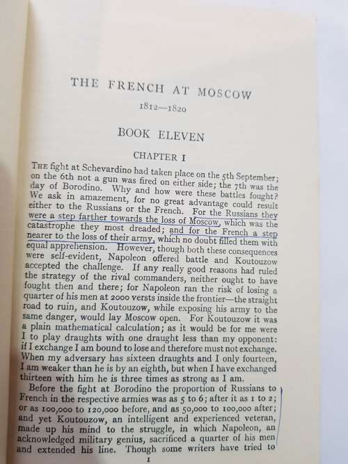 War And Peace by Leo Tolstoy, Vol. 3, No. 527, 1958