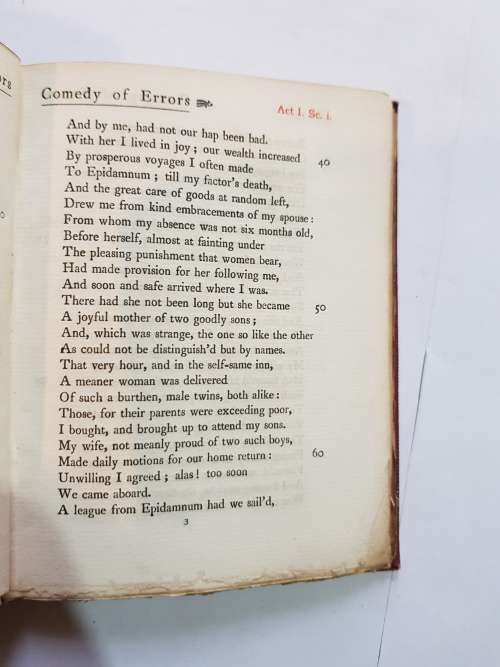 The Comedy of Errors by William Shakespeare, 1896
