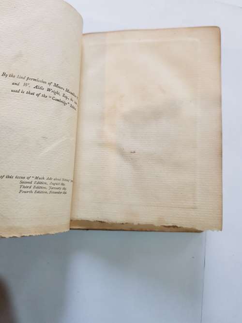Much Ado About Nothing by William Shakespeare, 1896