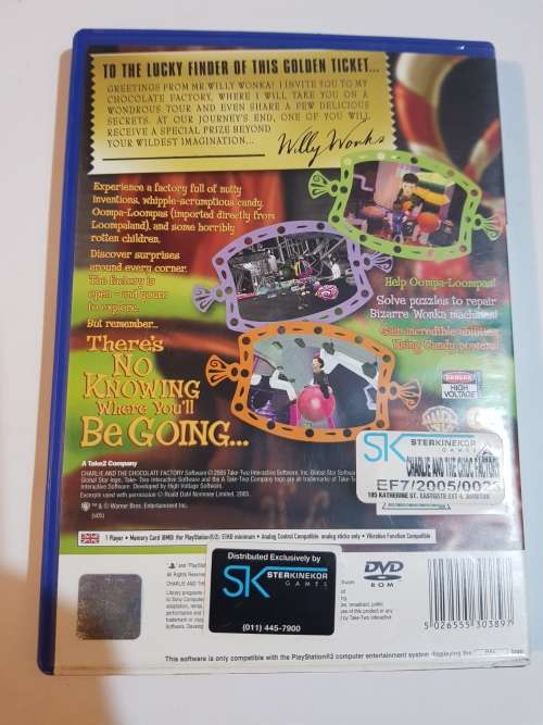 Playstation 2, Charlie and the Chocolate Factory