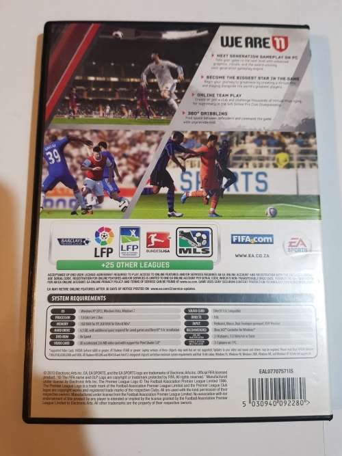 Fifa 11, PC DVD
