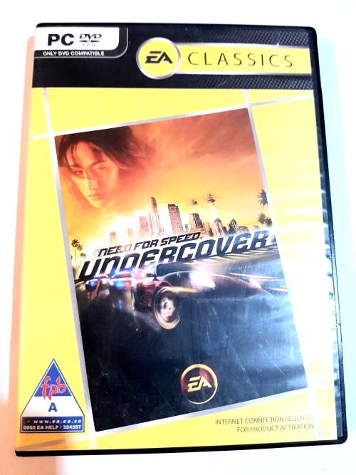 Need For Speed, Undercover PC DVD