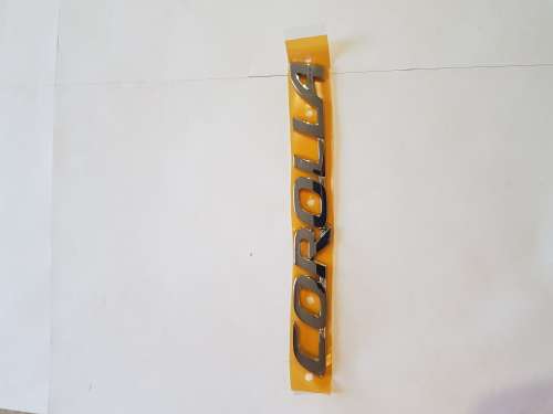 Toyota Corolla Badge, Rear
