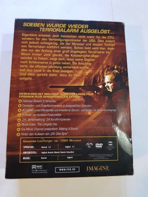 24, Season Four, 7 x DVD
