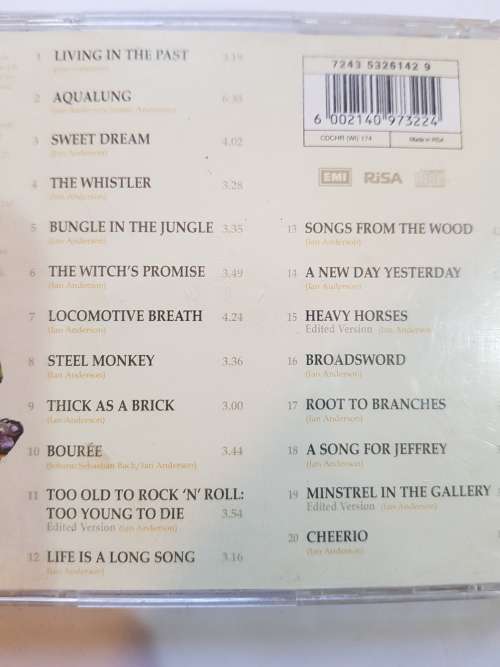 Jethro Tull, The Very Best Of CD
