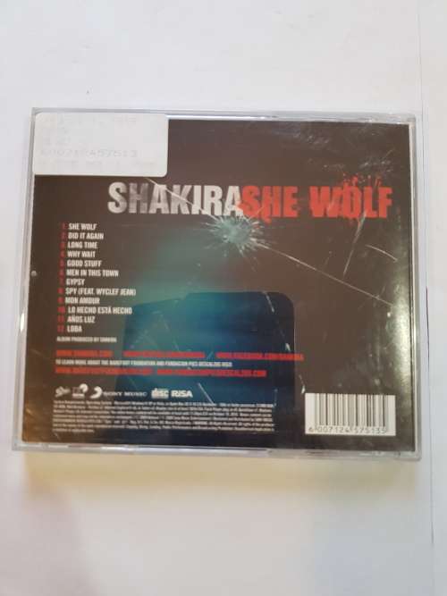 Shakira, She Wolf CD