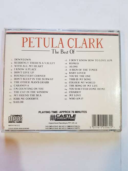 Petula Clark, The Best Of CD, Long Play CD