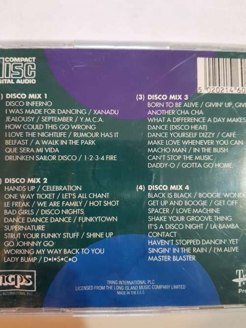 Disco Mixes, The Vision Mastermixers CD, Europe