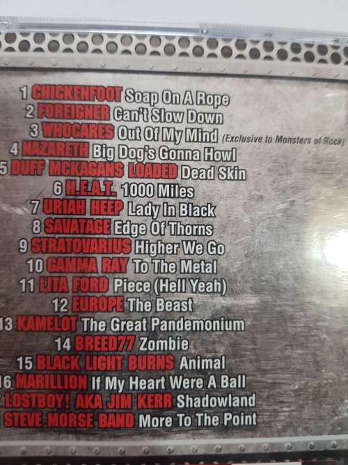 Monsters Of Rock CD
