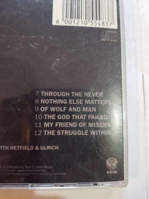 Metallica, Metallica CD