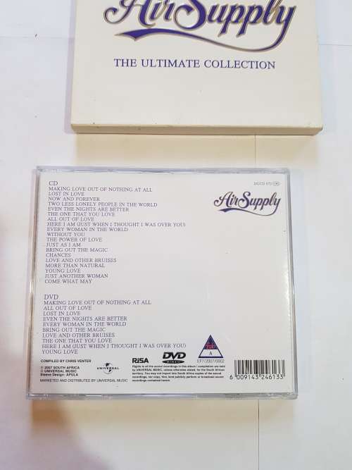 Air Supply, The Ultimate Collection CD/DVD