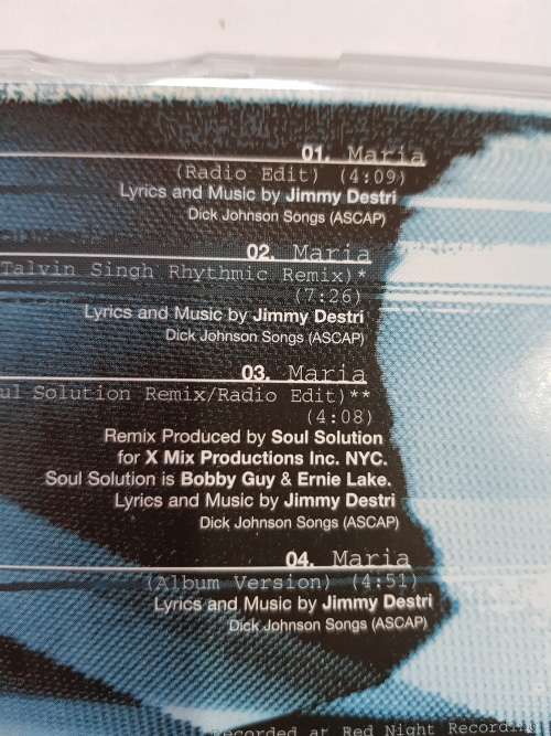 Blondie, Maria CD single