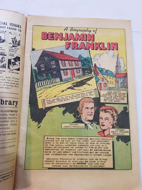 Classics Illustrated, Benjamin Franklin, No. 65, 1964